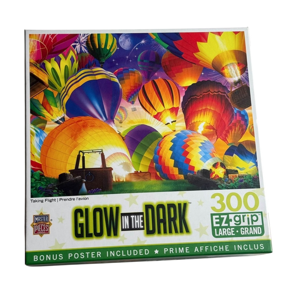 MasterPieces Taking Flight Glow In The Dark 300 Pieces Puzzle Complete